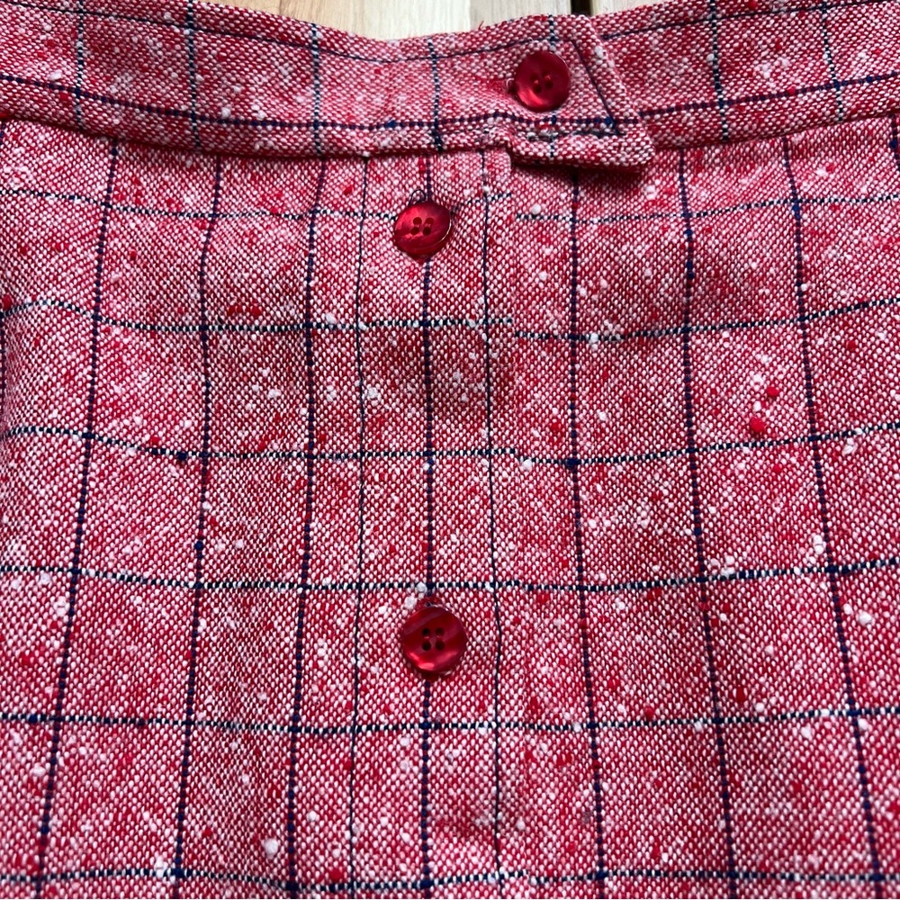 Vintage Pendleton Wool A-Line Button Front Midi S… - image 2